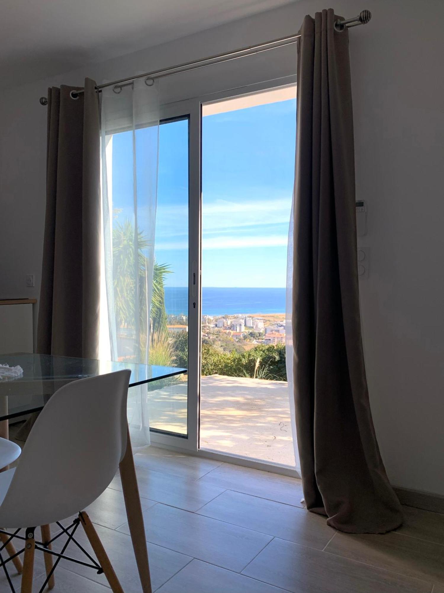 Logement Entier Vue Mer Бастия Экстерьер фото